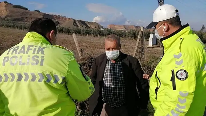 Otomobille takla attı, kazadan yara almadan kurtuldu