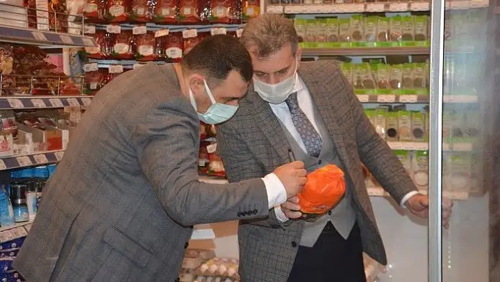 (Özel) Balıkesir'de marketlere şok denetim
