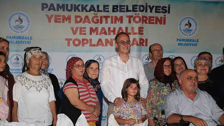 Pamukkale'de 537 üreticiye 50 ton yem desteği sağlanıyor