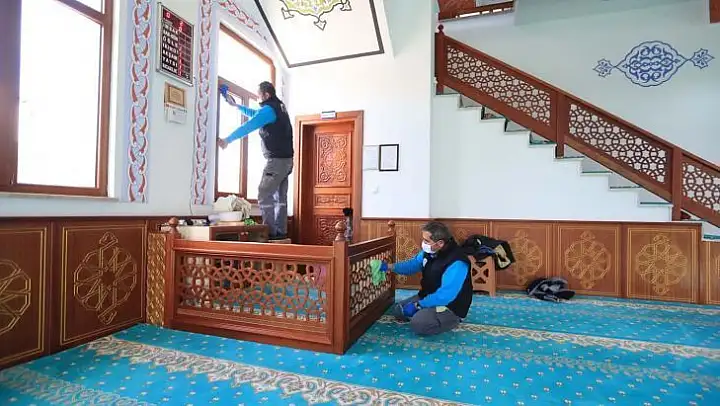 Pamukkale'deki tüm camiler Ramazan'a hazır