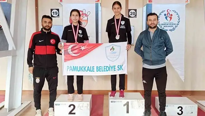 Pamukkaleli sporcular hafta sonu 24 madalya kazandı