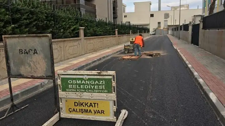 Panayır sokakları yenilendi