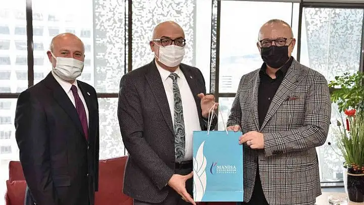 Rektör Ataç, desteklerinden dolayı Başkan Ergün'e teşekkür etti