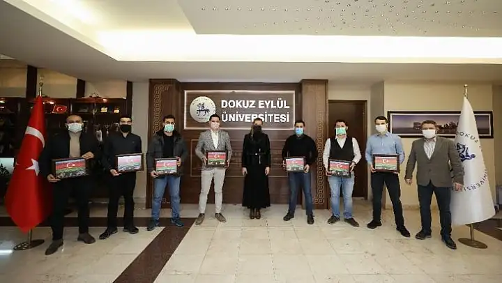 Rektör Hotar, Azerbaycan'a destek veren kahraman doktorları ağırladı