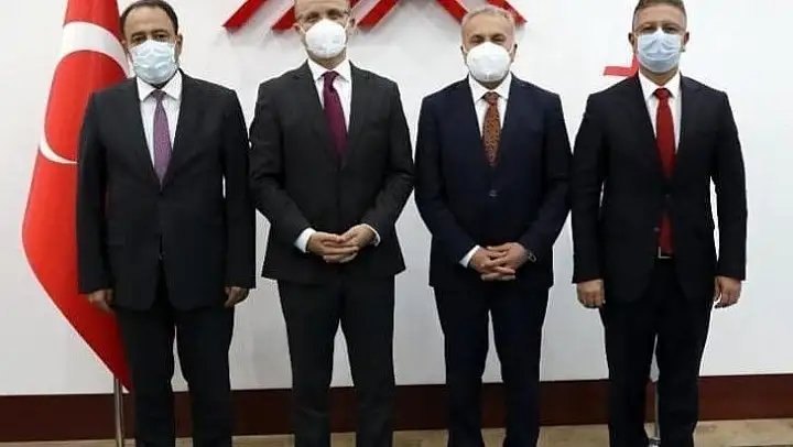 Rektör Kuş, YÖK Başkanı Özvar'ı ziyaret etti