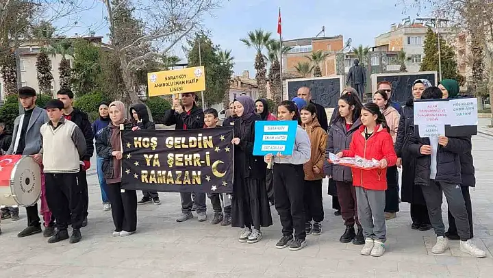 Sarayköylü minikler Ramazan ayını coşkuyla karşıladı