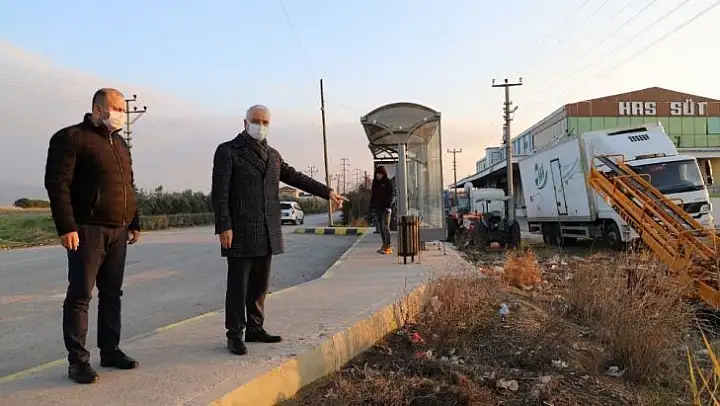 Saruhanlı'ya kapalı servis bekleme kabinleri yapılacak