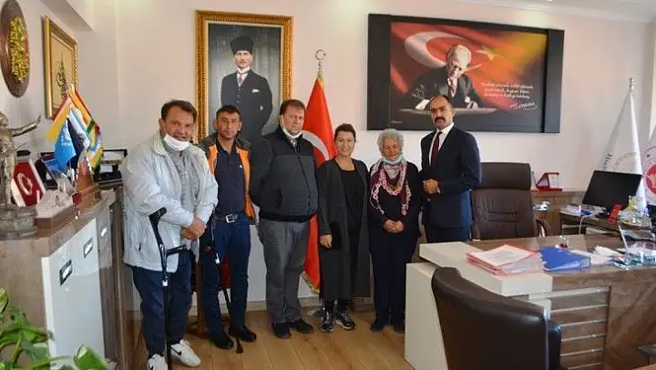 Şefkatli Eller'den Başsavcı Necati Kayaközü'ne nazik ziyaret