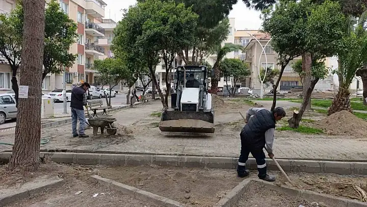 Söke Belediyesi'nden Recep Yazıcıoğlu Parkı'nda yenileme