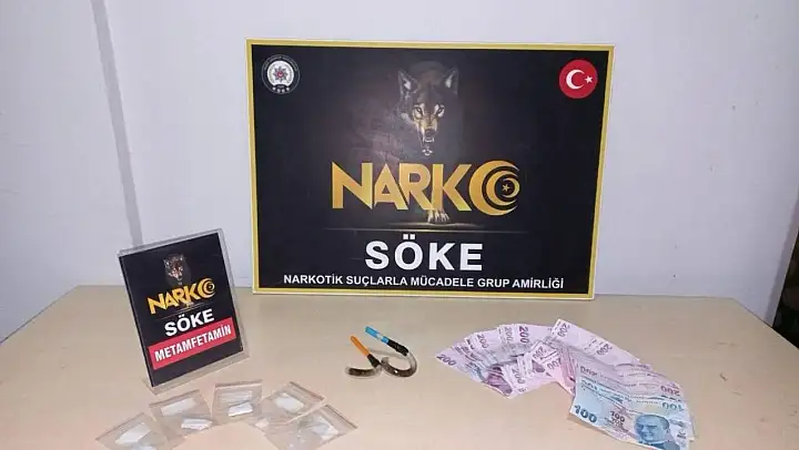 Söke'de narkotik polisleri uyuşturucuya geçit vermedi