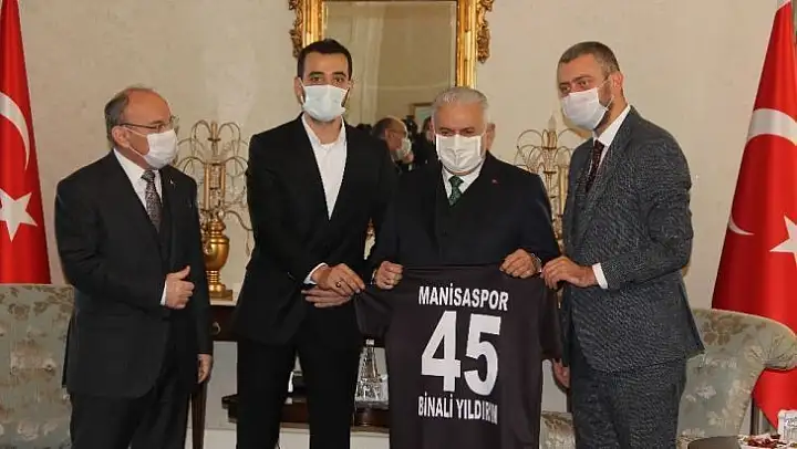 Son Başbakan Binali Yıldırım'dan Vali Karadeniz'e ziyaret