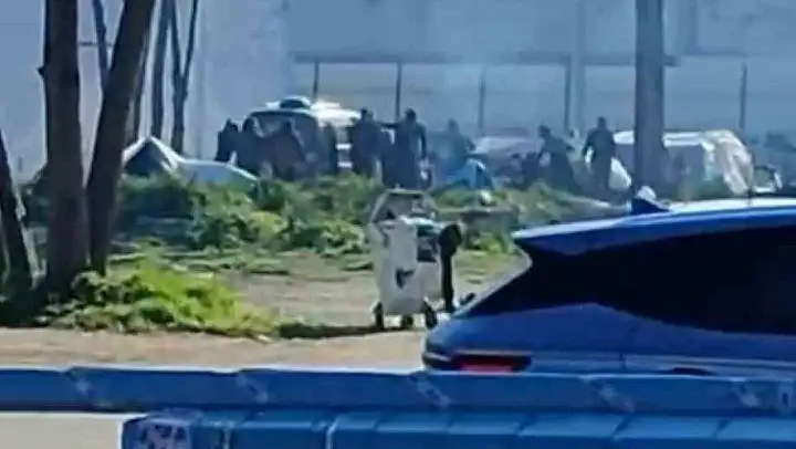 Taşlı sopalı kavga kamerada