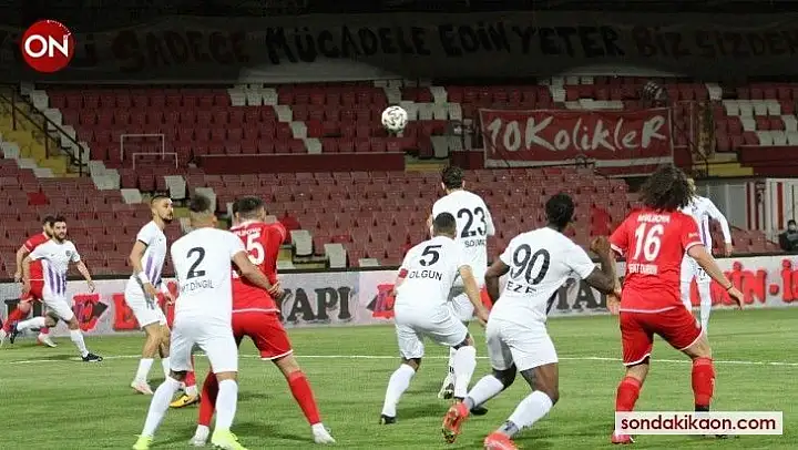TFF. 1. Lig: Balıkesirspor: 1 - Ankara Keçiörengücü: 1 (İlk yarı)