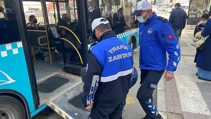 Toplu taşıma araçlarına sıkı denetim