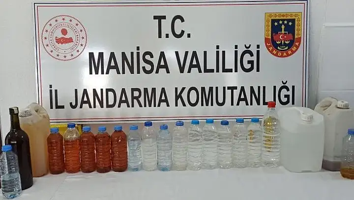 Turgutlu'da sahte içki operasyonu