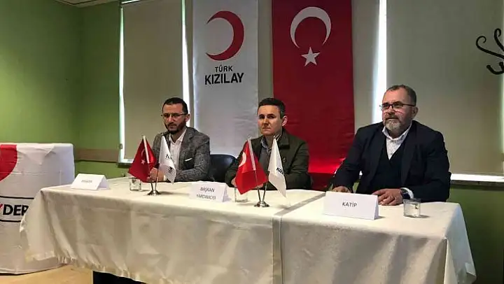Türk Kızılay Pamukkale'de bayrak değişimi yaşandı
