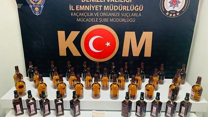 Tütün ve alkol kaçakçısı 4 şüpheli yakalandı