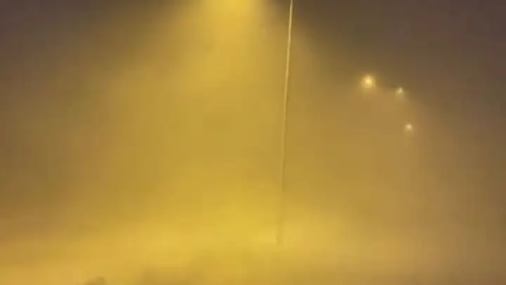 Uludağ'da kar fırtınasında göz gözü görmedi