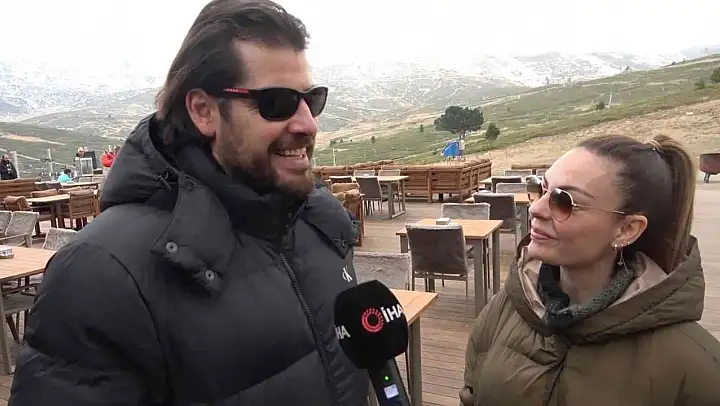 Uludağ'da kar yok sanat var