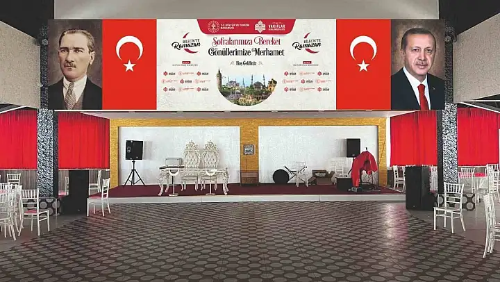Vakıflardan Bursa'da iftar sofrası