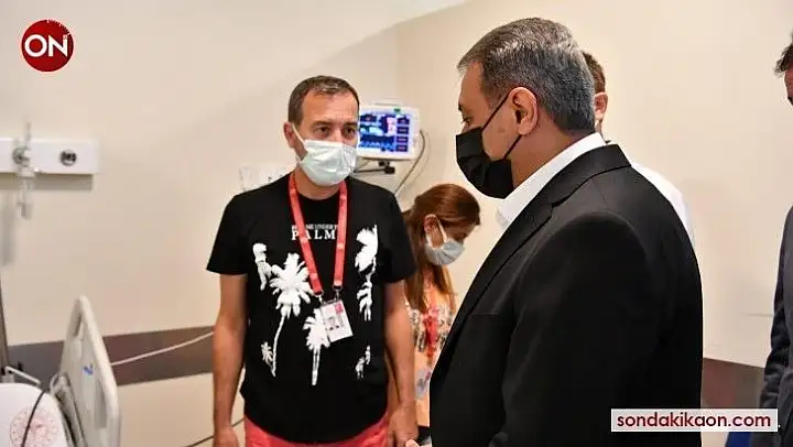 Vali Hasan Şıldak'tan kazazedelere geçmiş olsun ziyareti