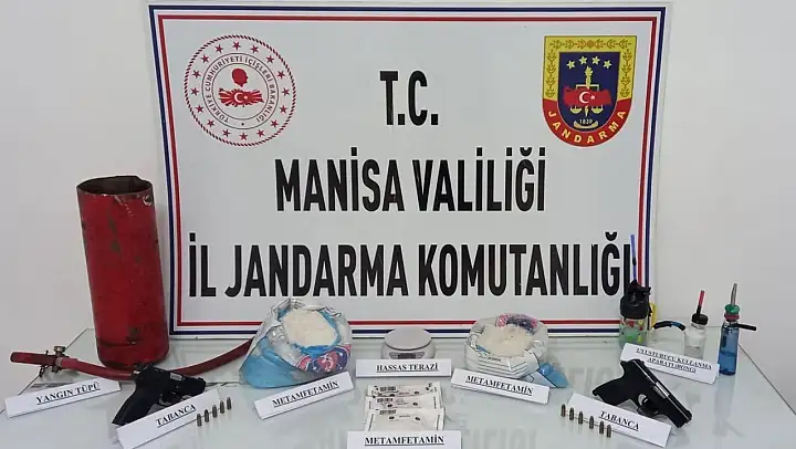 Yangın söndürme tüpünden uyuşturucu çıktı