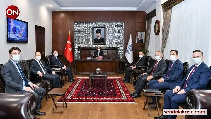 Yeni atanan Kaymakamlardan Vali Şıldak'a ziyaret