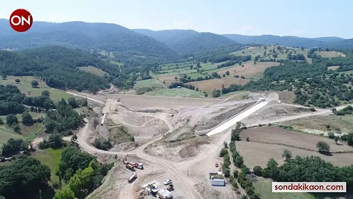 Yenice Kovancı Barajı'nda çalışmalar aralıksız devam ediyor