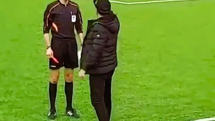 Yeşil sahada sıra dışı tepki!