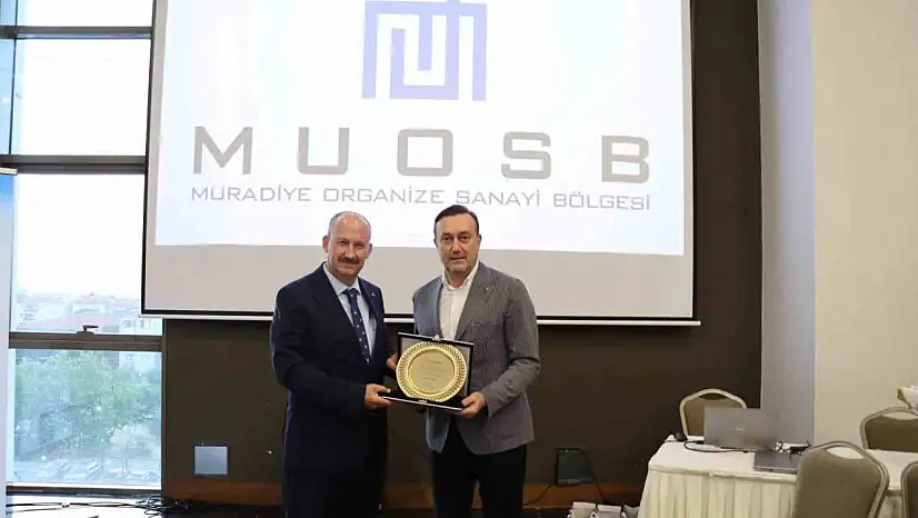 Muradiye OSB'den Yunusemre Kaymakamı Atilla Kantay'a veda yemeği