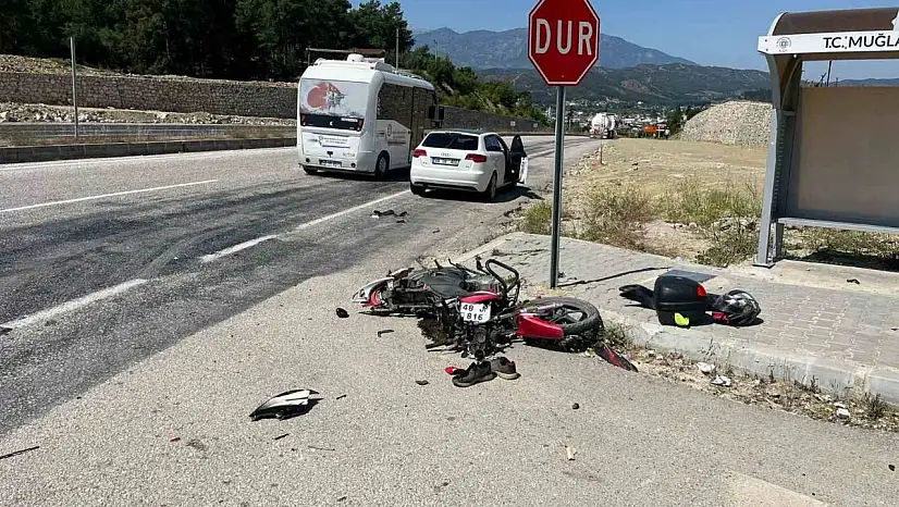Seydikemer'de motosiklet kazası:1 ölü