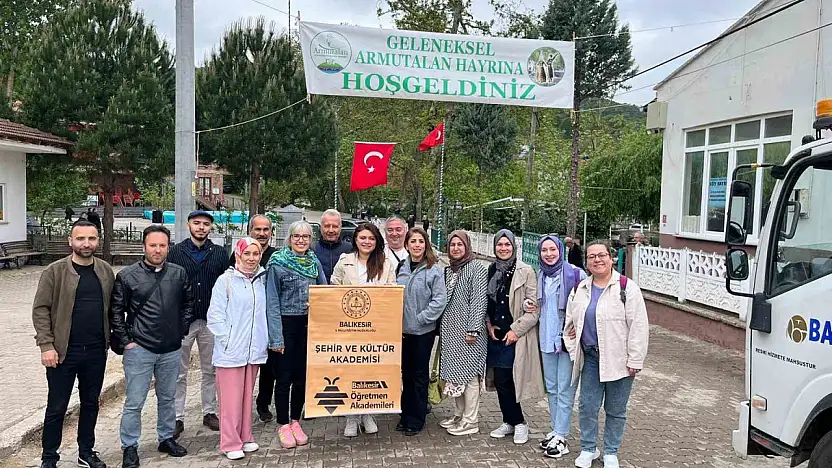 Akademi öğretmenleri Armutalan'da atölye ziyareti yaptı