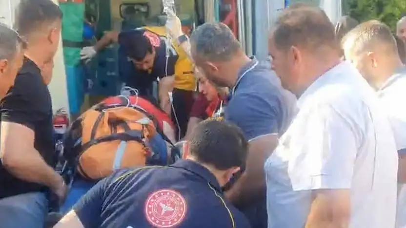 Asmaları temizlerken kuyuya düştü, itfaiye ekipleri seferber oldu