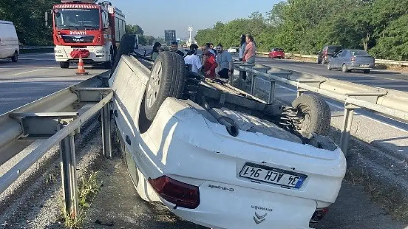 Balıkesir-Bursa kara yolunda trafik kazası: 2 yaralı