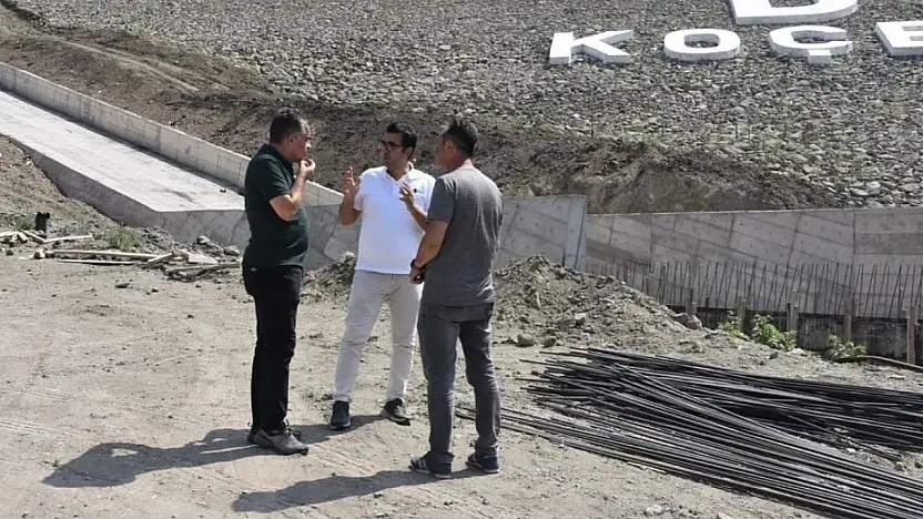 Balıkesir'de Koçbayır Göleti'nde çalışmalar sürüyor