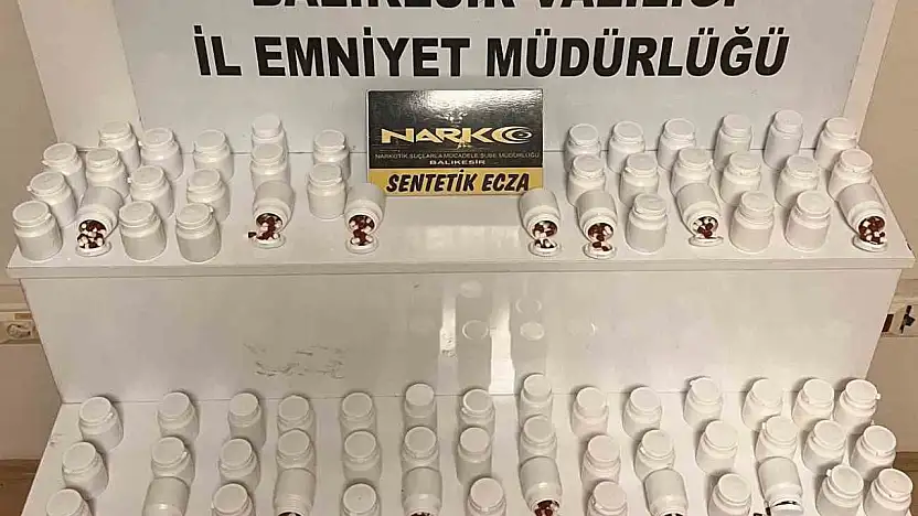 Balıkesir'de polisten 3 şahsa uyuşturucu operasyonu