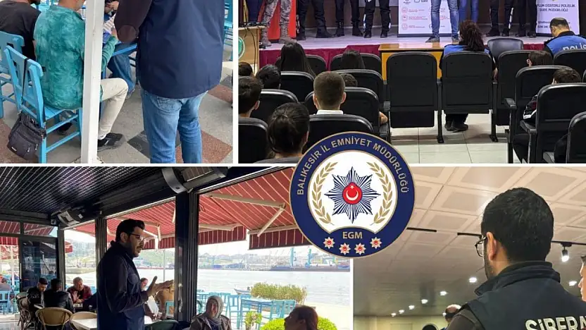 Balıkesir Emniyeti'nden siber farkındalık eğitimi