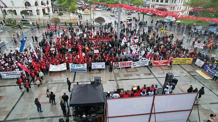 Bandırma'da 1 Mayıs kutlandı
