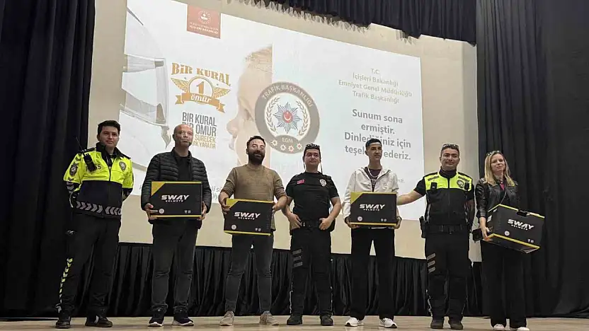 Bandırma'da motosiklet sürücülerine yönelik bilgilendirme programı düzenlendi