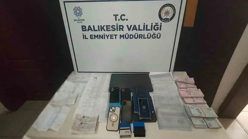 Bandırma ve Bursa'da tefecilik operasyonu: 7 şüpheli yakalandı