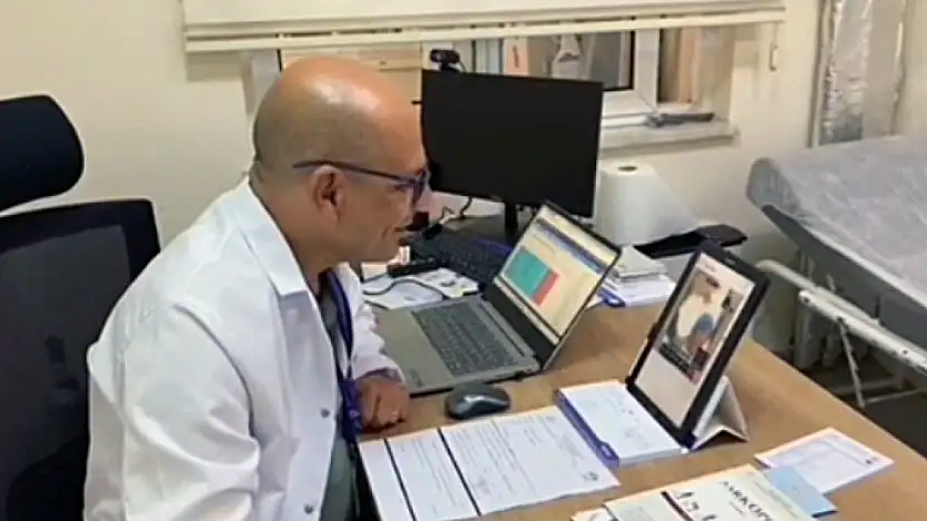 Edremit'te 'uzaktan hasta muayenesi' başladı