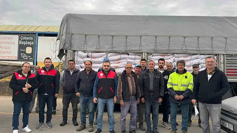 Gönen'de çeltik üreticilerine hibe destekli tohum dağıtımı yapıldı