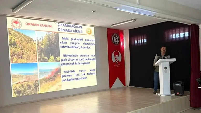 Marmara ve Erdek'te orman yangınlarına karşı eğitim