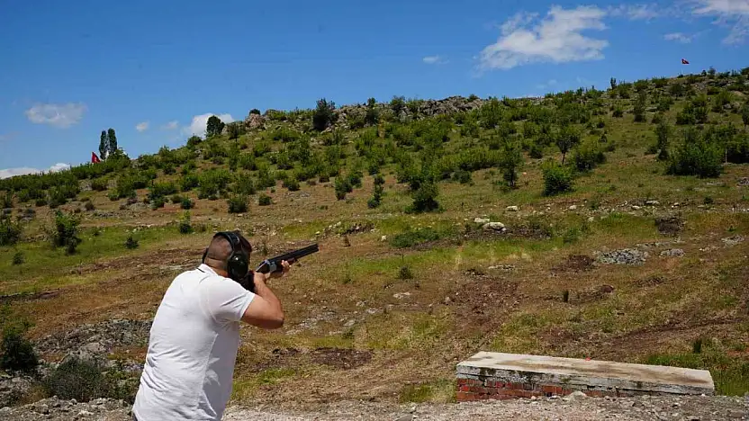Sındırgı'da trap atışı yarışması yapıldı