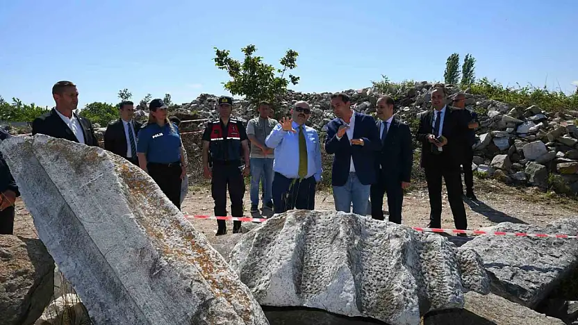 Vali Ustaoğlu'ndan Kyzikos Kazı Evi'ne ziyaret