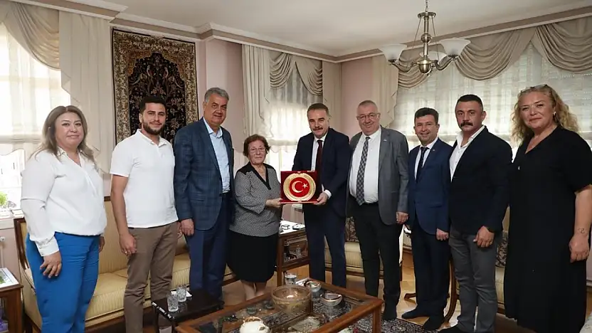 Zehra Baysal'a eğitime verdiği destek için anlamlı teşekkür