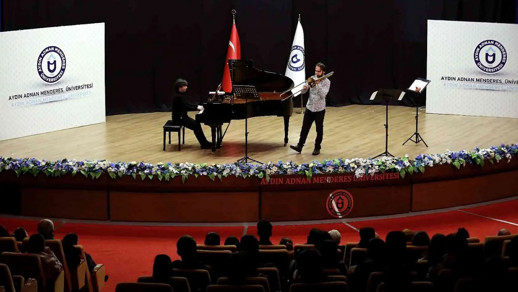 ADÜ'de trombon ve piyano konseri gerçekleşti
