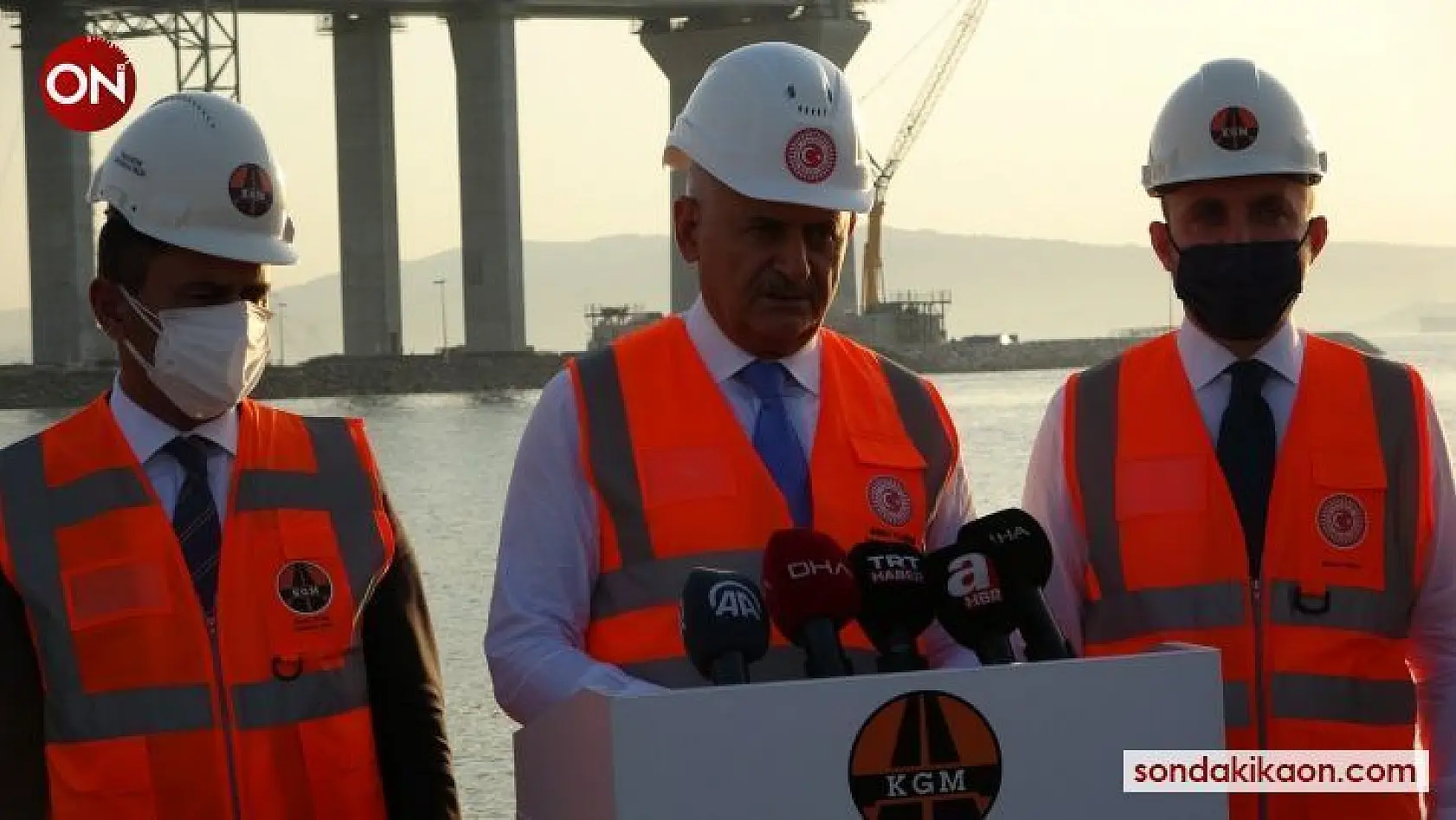 AK Parti Genel Başkanvekili Yıldırım: 'Önümüzdeki 18 Mart törenlerinde inşallah köprümüzden geçiş, resmi açılış mümkün hale gelecek'