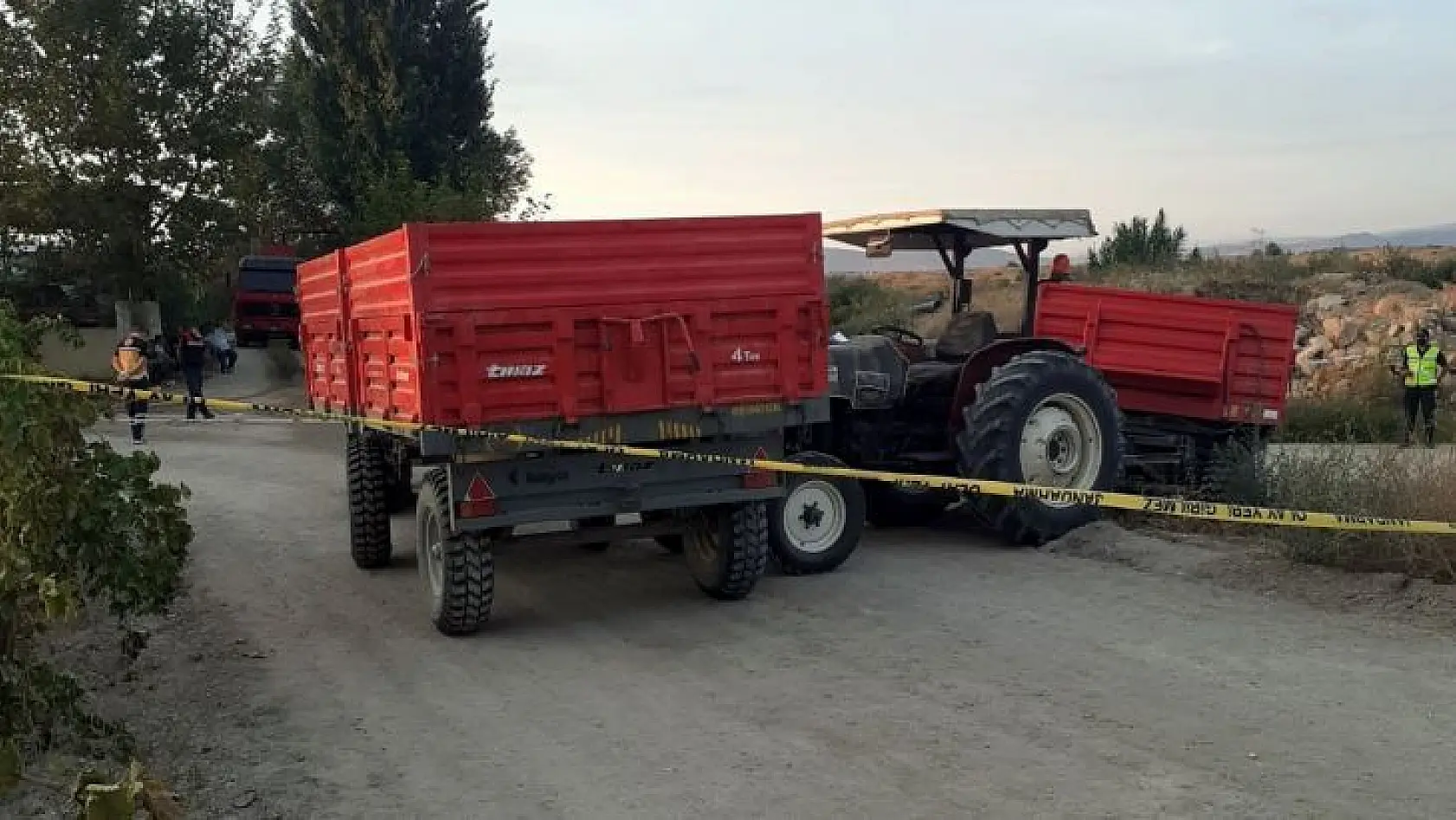 Akhisar'da traktör kazası: 1 ölü