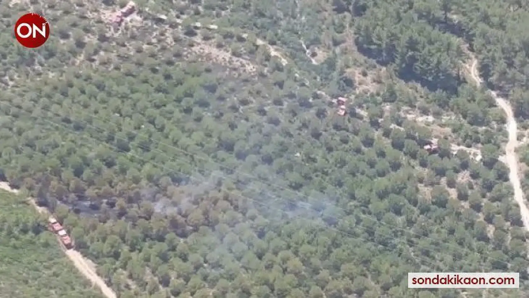Aliağa ve Menderes'teki orman yangınları kontrol altında